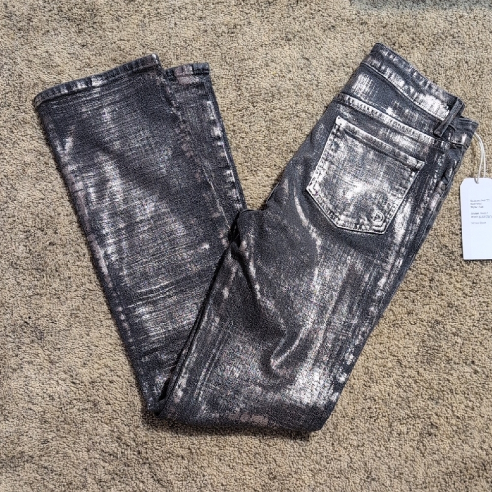 Fidelity Cali Straight Leg Jeans Moonstone Black Wash Anthropologie